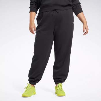 Reebok Identity Fleece Joggers (Plus Size) Womens Athletic Pants 2X Black