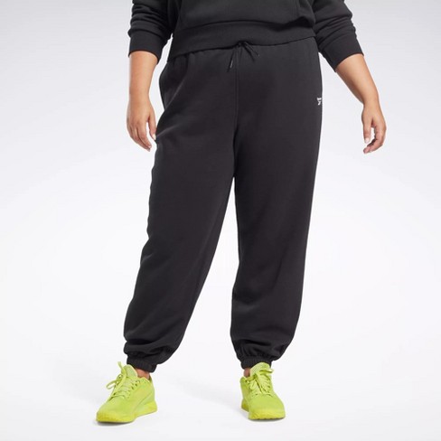 Reebok Identity Fleece Joggers (Plus Size) Womens Athletic Pants 4X Black