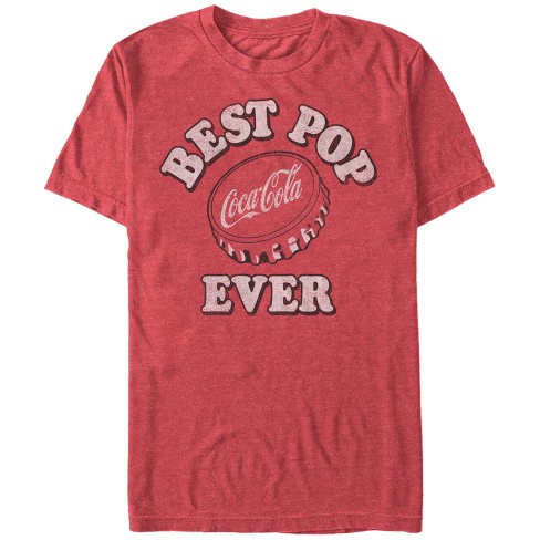 Men's Coca Cola Father's Day Best Pop Ever Cap T-shirt : Target