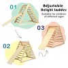 Safstar Foldable Wooden Climbing Triangle Indoor Home Climber w/ Ladder for Toddler Baby - 4 of 4