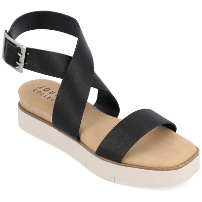 Journee Collection Womens Havalee Buckle Platform Sandals