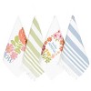 John Ritzenthaler Co. 100% Cotton Kitchen Towels, Hello Spring Floral – Absorbent Dish Towels for Drying & Cleaning – Soft & Durable (Set of 4) - 4 of 4