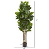 HomeStock  4.8 ft. Artificial Tree in Pot for Indoor/Outdoor - 2 of 4