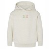 The Juniper Shop Embroidered Easter Bunny Outline Toddler Hoodie - 3 of 4