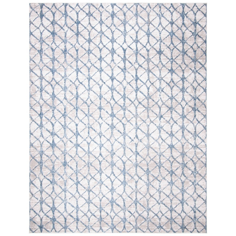 9'x12' Charla Rug Gray/Blue - Safavieh