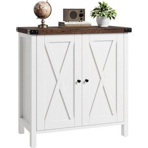 Buffet Cabinet, Farmhouse Storage Cabinet, Accent Cabinet Sideboard, Console Cabinet with Storage Entryway Cabinet for Living Room, Dining Room - 1 of 4