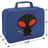 Aquaman Movie Black Manta Chibi Character Insulated Soft Sided Lunch Box - 2 of 4