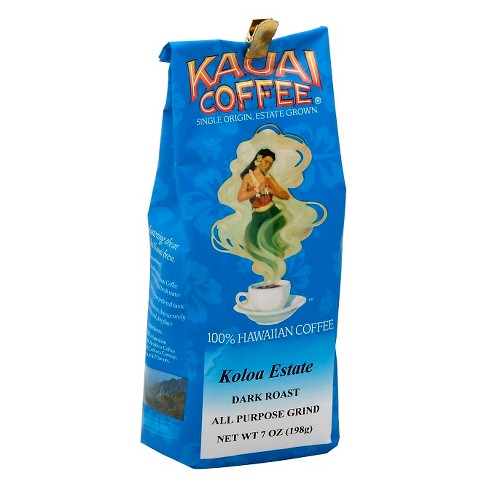 Kauai Coffee Koloa Estate Dark Roast Ground Coffee - 7oz : Target