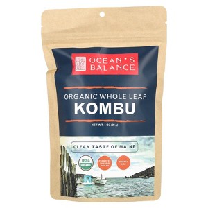 Ocean's Balance Organic Whole Leaf Kombu , 1 oz (28 g) - 1 of 2