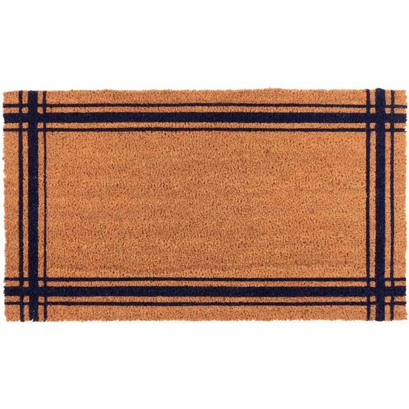 KAF Home Coir Doormat with Heavy-Duty, Weather Resistant, Non-Slip PVC Backing | 17 by 30 Inches, 0.6 Inch Pile Height | Perfect for Indoor and Outdoor Use, 1 of 4