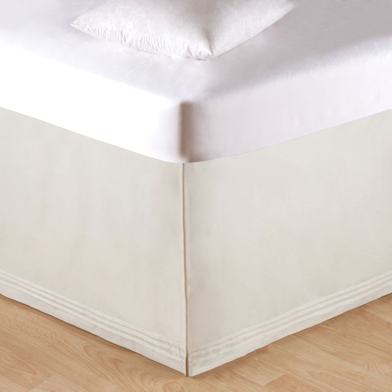 C&F Home Soft White Tailored  Bed Skirt, 1 of 2