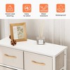 Pellebant 6-Drawer Chest Vertical Dresser Storage Tower, Sturdy Steel Frame Wood Top for Bedrooms Closets Laundry Rooms Entryways - 4 of 4