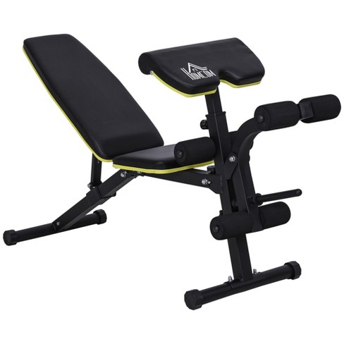 Soozier Adjustable Sit-up Dumbbell Bench Multi-functional Purpose Hyper  Extension Bench With Adjustable Seat And Back Angle : Target