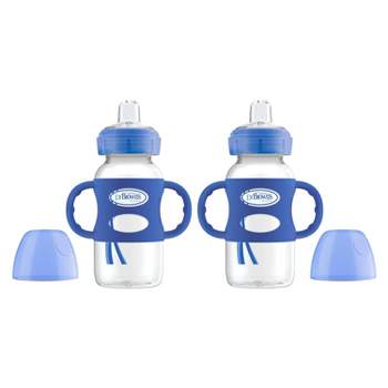 Dr. Brown's Narrow Neck Sippy Bottle With Handles - 2pk : Target