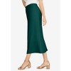Jessica London Women's Plus Size Tummy Control Bi-Stretch Midi Skirt - 4 of 4