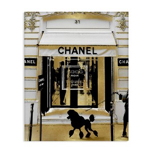 Stupell Industries Fashion Storefront Glam Poodle Canvas Wall Art - 1 of 4