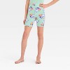 Girls' Stitch Tight Fit Tank Pajama Set - Green - 4 of 4