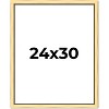 PosterPalooza | Simple Gold Picture Frame - UV Acrylic, Foam Board Backing, Hanging Hardware - 2 of 4