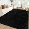 Rugs for Large Living Room Rug Washable Chenille Shag Carpet Non Slip Boho Bedroom Nursery Rug - 3 of 4