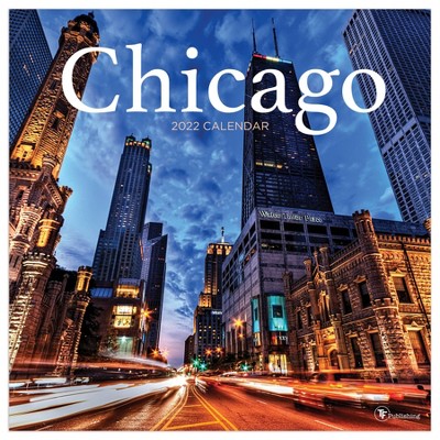 2022 Wall Calendar Chicago - The Time Factory