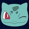 Men's Pokemon Bulbasaur Wink Face Long Sleeve Shirt - 2 of 4