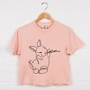 Simply Sage Market Hand Drawn Bunny Boxy Crop Top - 3 of 4