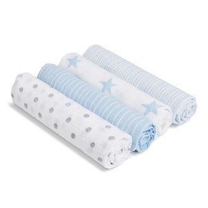 aden + anais essentials Muslin Swaddle Blankets - 4pk - 1 of 3