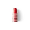 Set Of 20 Disposable 2oz Shot Glasses - Red Plastic, Perfect For Parties, Games & Tastings