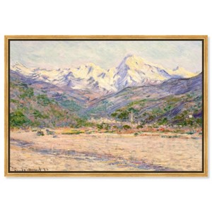 Art Remedy Monet - The Valley of the Nervia Classic Monet Art Prints Framed - 1 of 4