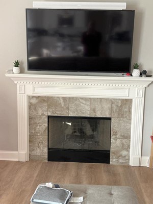 Mount-it! Motorized Fireplace Height Adjustable Tv Wall Mount, Remote ...