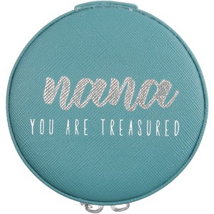 Pavilion Gift Company - Nana - 3.5" Zippered Jewelry Case - Decorative Boxes - 1 of 4