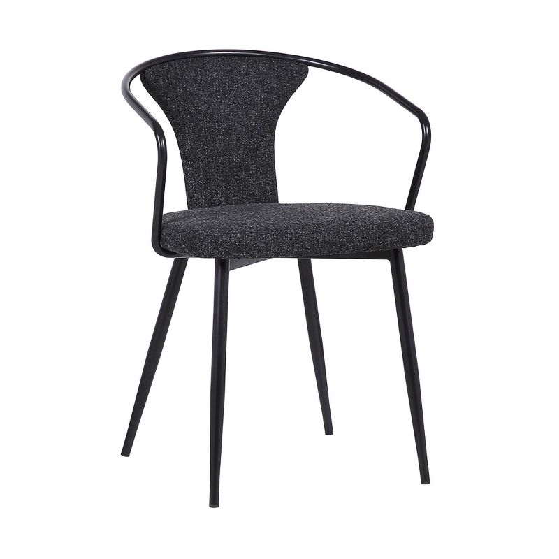 Francis Contemporary Dining Chair Black - Armen Living, 1 of 8