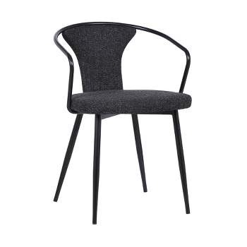 Francis Contemporary Dining Chair Black - Armen Living