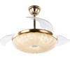 Bella Depot Modern Gold 42" Retractable Ceiling Fan with Light and Remote - 3 of 4