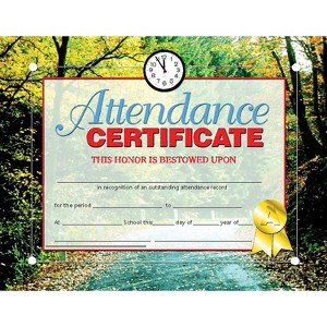 Hayes Attendance Certificate 8.5" x 11" Pack of 30 (H-VA680) - 1 of 1