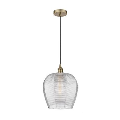 Norfolk - 1 Light Cord Hung Mini Pendant In Industrial Style-15.13 Inches Tall and 11.75 Inches Wide
