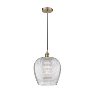 Norfolk - 1 Light Cord Hung Mini Pendant In Industrial Style-15.13 Inches Tall and 11.75 Inches Wide - 1 of 1