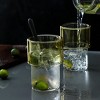 Slickblue Set of 4 Double Wall Highball Glasses - 10 oz - Blue / Light Amber - 3 of 4
