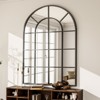 BEAUTYPEAK Black Frame Window Pane Wall Mirror Bathroom Mirror 24 "x36" - 2 of 4