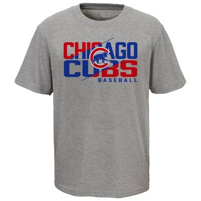 MLB Chicago Cubs Women's Front Twist Poly Rayon T-Shirt - XS