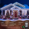 Itopfox 42 ft 400 LED Outdoor Christmas String Lights 8 Modes Timer IP44 Waterproof Plug in for Holiday Wedding Patio House Decor 1 Pack - 3 of 4