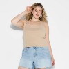 Women's Side-Tie Halter Tank Top - Wild Fable™ - 2 of 4