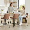 Spruce&Spring Counter Height Swivel Barstool Set - 3 of 4