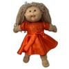 Doll Clothes Superstore Orange Party Dress Fits 15-16 Baby And Cabbage Patch Kid Dolls - image 2 of 4