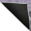 Purple Eggplant And Lavender Abstract Washable Indoor Outdoor Area Rug - 4 of 4