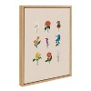 18" x 24" Sylvie Language of Flowers Framed Canvas - Kate & Laurel All Things Decor - 2 of 4