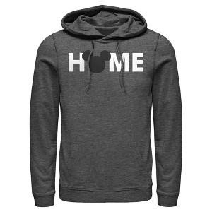 Men's Mickey & Friends Home Mickey Mouse Logo Pull Over Hoodie - 1 of 4