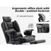 Kumasinova Luxury Ergonomic Executive Chair with Retreactable Footrest,Ultra Comfort PU Leather Boss Chair with Lumbar Pillow,Headrest&Armrest - 2 of 4