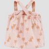 Carter's Just One You® Baby Girls' Palm Top & Bottom Set - Tan - image 2 of 3