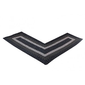 Country Stripe Collection 100% Polypropylene Reversible Indoor Area Utility Rug - Better Trends - 1 of 4